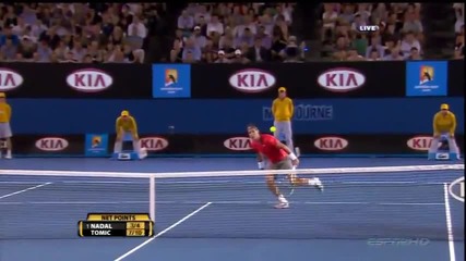 Nadal vs Tomic - Australian Open 2011