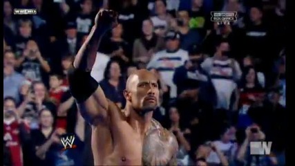 [част1] The Rock and John Cena vs Awesome Truth - Survivor Series 2011