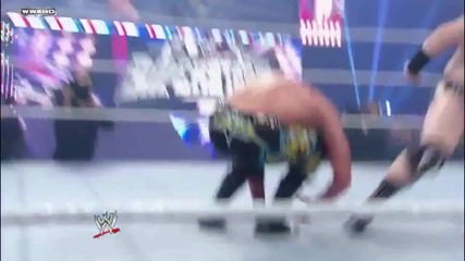 Brogue Kick in mid air