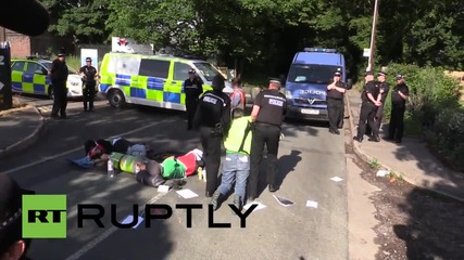 UK: Pro-Palestine activists blockade Israeli arms factory, arrests made