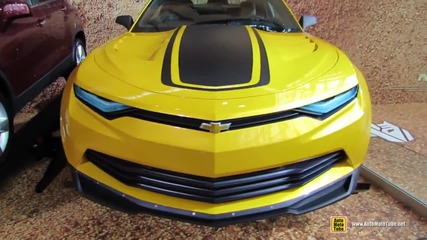 2015 Chevrolet Camaro Prototype from Transformers 4 Movie-exterior Walkaround-2014 Ny Auto Show