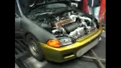 Honda Civic k20 turbo - Dyno test 