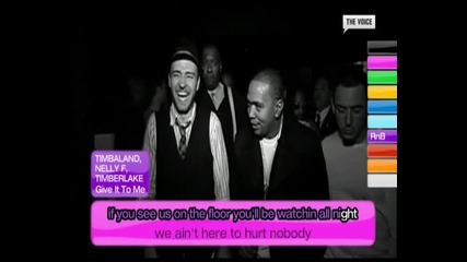 Timbaland,  Nelly F,  Timberlake - Give it to me