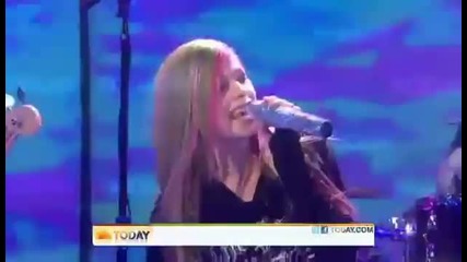 Avril Lavigne sings What The Hell (today Show)