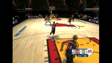 N B A Live 06 Detroit Pistons vs. Miami Heats part 2