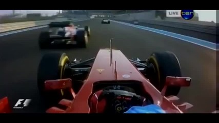 F1 Гран при на Абу Даби 2012 - Alonso срещу Webber [hd][onboard]