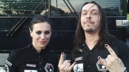 Lacuna Coil поздравяват феновете си в България преди Loud Festival 2012