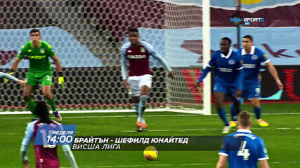Брайтън - Шефилд Юнайтед на 20 декември, неделя от 14.00 ч. по DIEMA SPORT 2