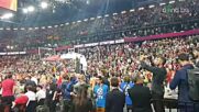 Атмосферата в залата след края на Олимпиакос - Реал Мадрид