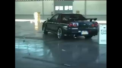 nissan skyline r34 donuts (hq)