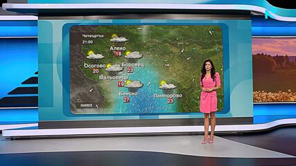 Прогноза за времето | Следобедна емисия | 3 септ. 2026