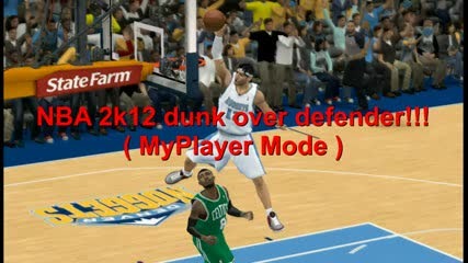 Best dunk in Nba 2k12 - jump over defender___