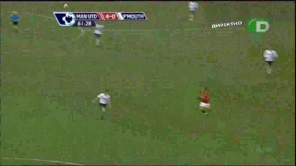 Манчестър Юнайтед 5:0 Портсмут Diema Live* Berbatov