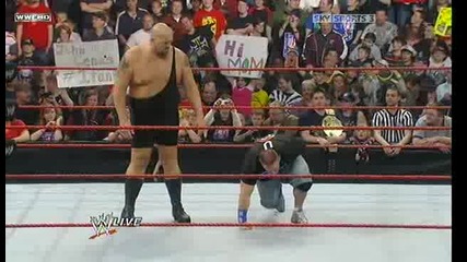 Raw/05/04/09 Big Show пребива John Cena