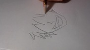 Как да нарисуваме Monkey D. Luffy (one Piece)