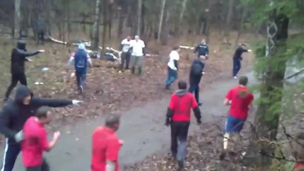 Hooligans Fight - Cska Moscow vs Spartak Moscow