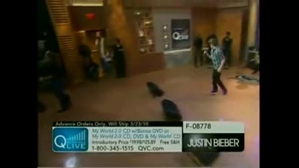 Justin Bieber - One Time (наживо в Qvc ) 