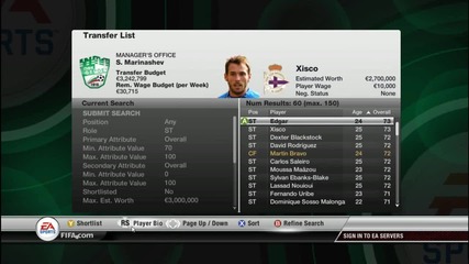 Fifa 12 Manager Mode # 3