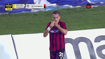 Goal by Lokomotiv Sofia