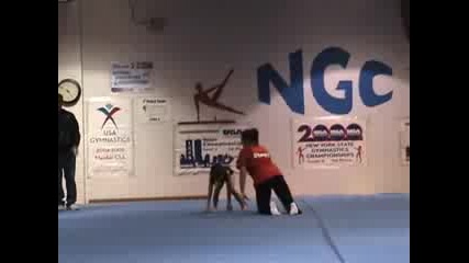 1yr progress 5 - 6 yr old gymnastics