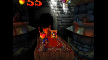 Crash Bandicoot 1 - Level 26 Lights Out : Purple Gem 