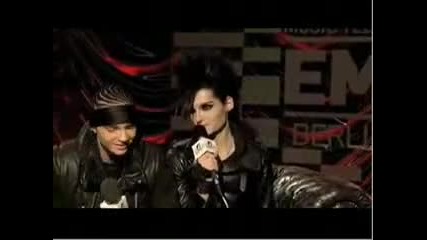 Tokio Hotel Teaches Pete Wentz German - Mtv Ema 2009 
