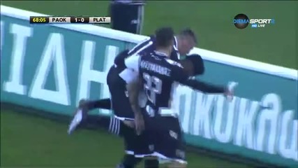 Дузпа донесе победа на ПАОК, Бербо влезе след гола