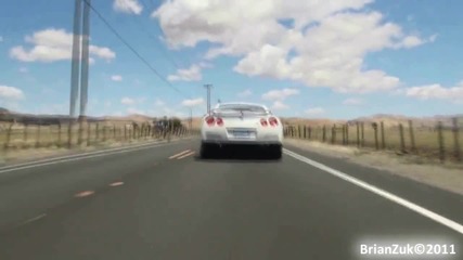 Nissan Gtr In Action