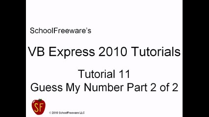 Microsoft Visual Basic 2010 Express { Видео 11 }