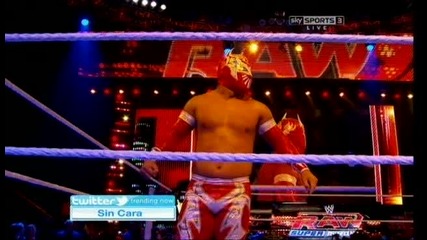 Wwe Raw 04.06.12 Sin cara vs hunico