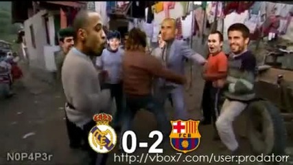 Футболистите на Барселона играят кючек смях