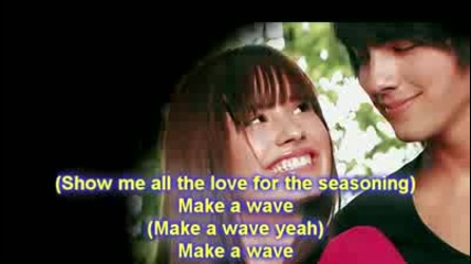 Joe Jonas Y Demi Lovato - Make a wave Lyrics 