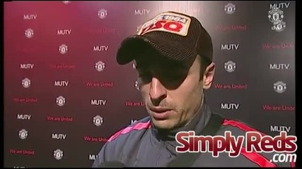 Димитър Бербатов интервю ( Manchester United 7 - 1 Blackburn Rovers ) 
