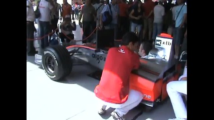 mclaren mercedes simulator istanbul park 2010