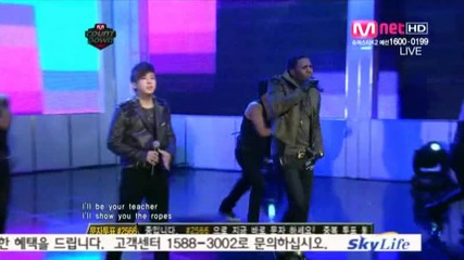 [ Mnet M!countdon] Brian & Jason Derulo - In my head (2010.03.18)