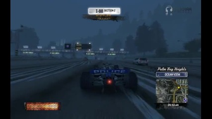 Police F1 Burnout Paradise 