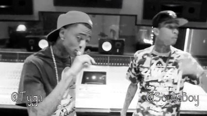 Soulja Boy & Tyga - Be Quiet ( Studio Performance ) Vbox7