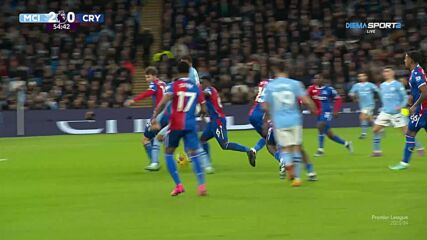 Manchester City with a Goal vs. Crystal Palace