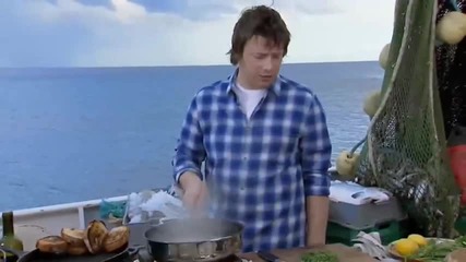 Миди със сметана - Jamie Oliver - Creamy Mussels