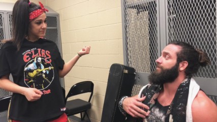 Bayley tells off her WWE Mixed Match Challenge partner Elias