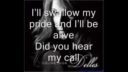 Celine Dion - I Surrender with lyrics