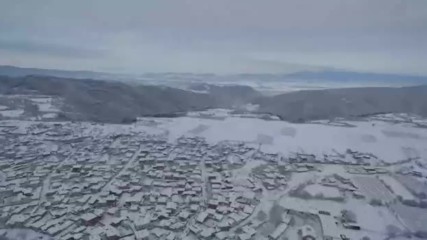 КАДРИ ОТ ВЪЗДУХА: Красотата на Калофер през зимата
