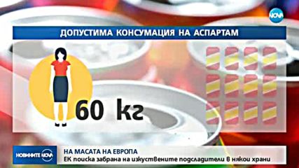 ЕК иска забрана на изкуствените подсладители в някои храни (ВИДЕО)