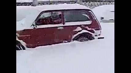 Lada Niva 4x4 В снега 