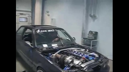 Bmw E30 338it @ 0.9bar 