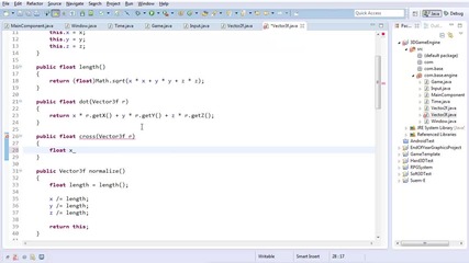 #4 3d Game Engine Tutorial_ Vectors