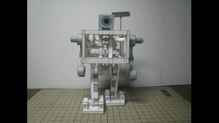 Изграждане на малък робот от хартия, който може да ходи