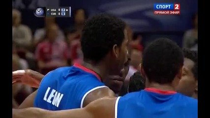 Wilfredo Leon 3rd meter spike