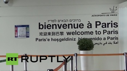 France: Passport controls at Charles de Gaulle airport as red alert continues