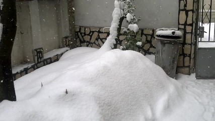 Сняг в Пирдоп 18.02.2012